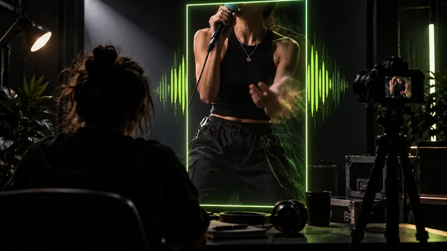 Original TikTok-style performance before lip sync refinement